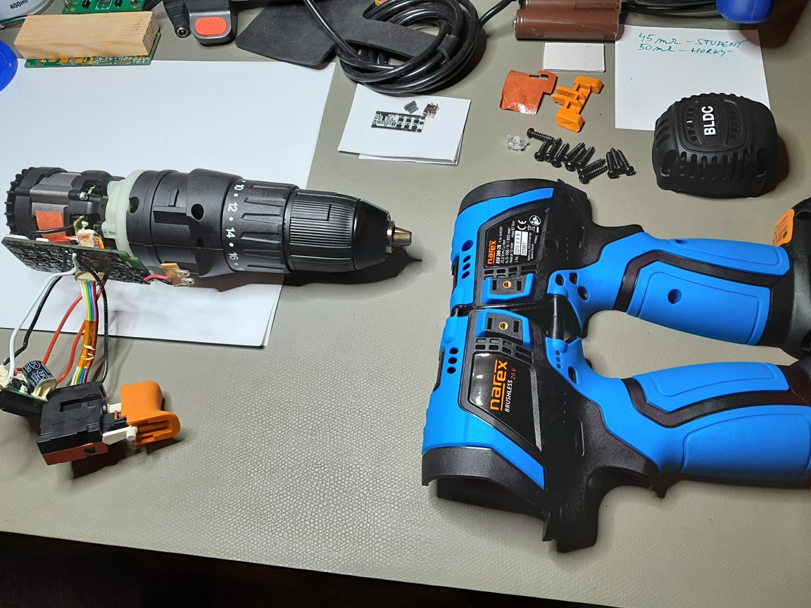 Původní elektronika vrtačky NAREX